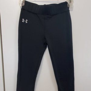 Girls Under Armour Fitted Spandex Leggings M